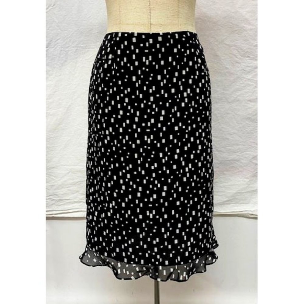 Black Georgette Skirt